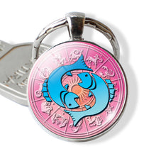 Load image into Gallery viewer, 12 Constellation Zodiac Keychain
