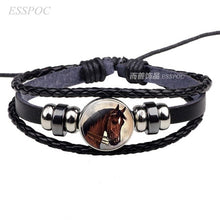 Load image into Gallery viewer, Black Horse Bracelet